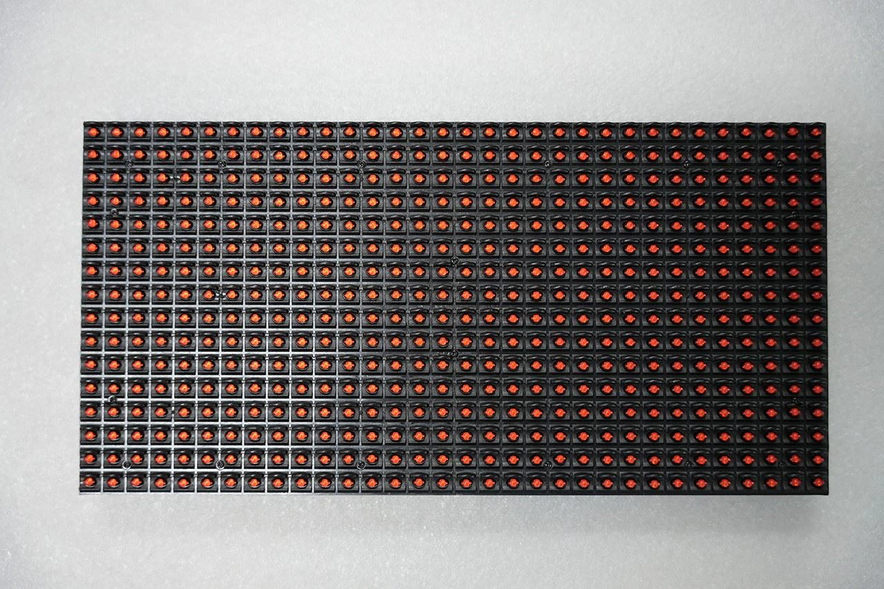 P10 Single Color Red LED Module 32x16dots