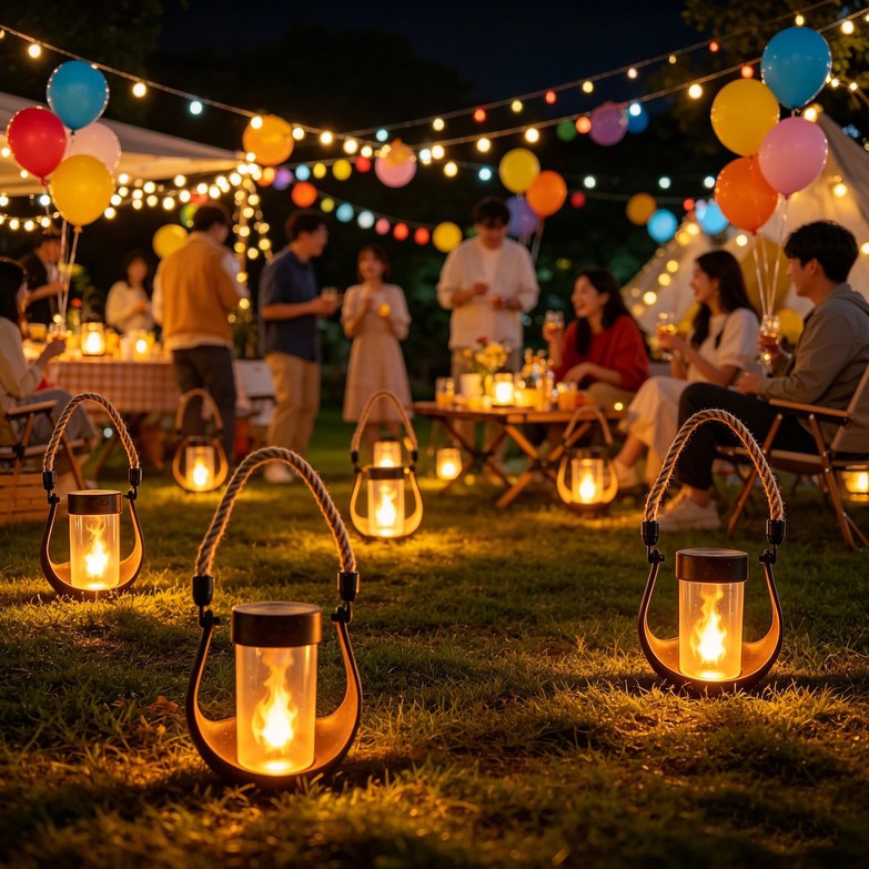 solar flame light solar flame light